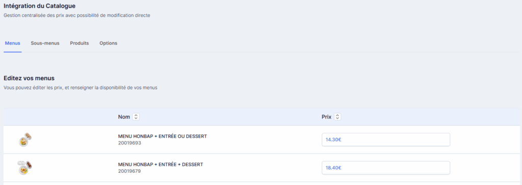Feature intégration