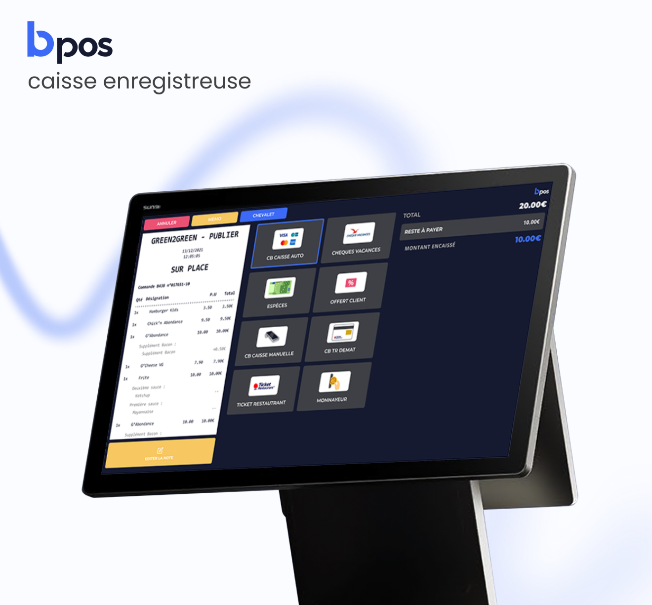 caisse enregistreuse bill-app