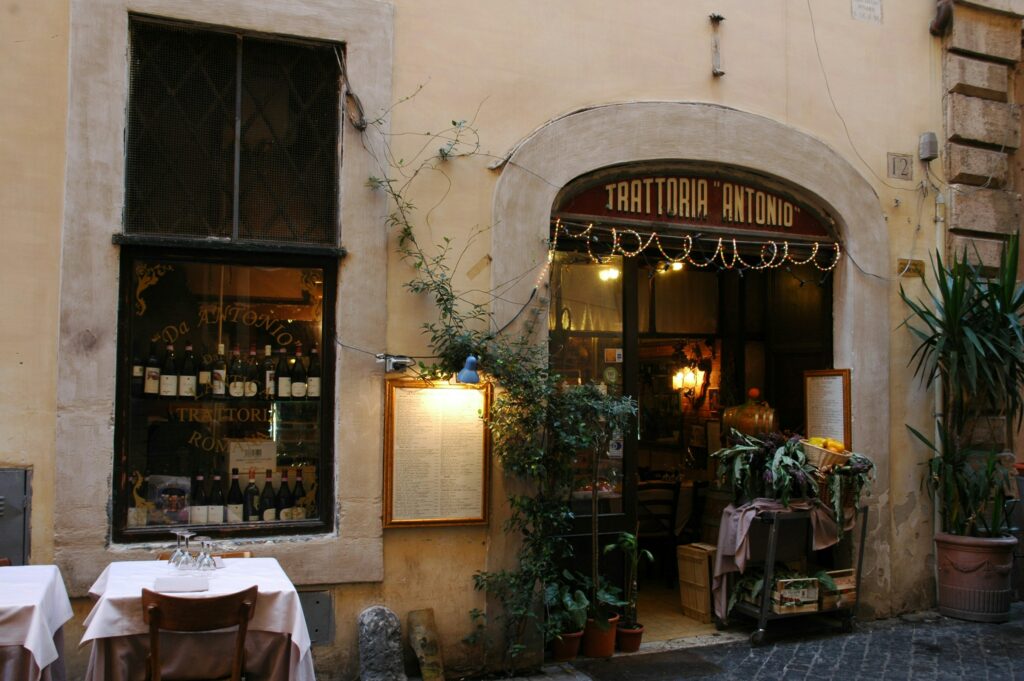 restaurant italien espace et emplacement