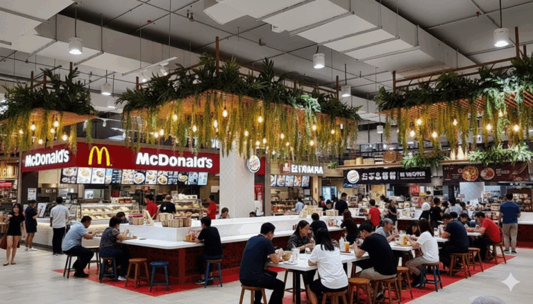Food court vs restaurant : quelles différences clés ?
