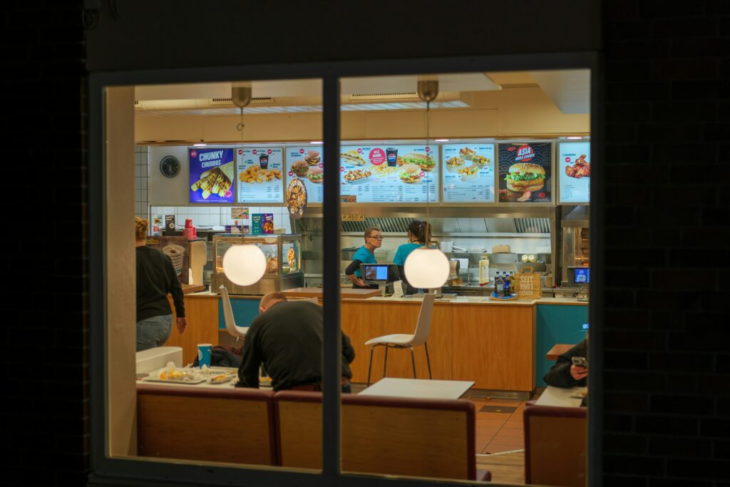 fast food et digital