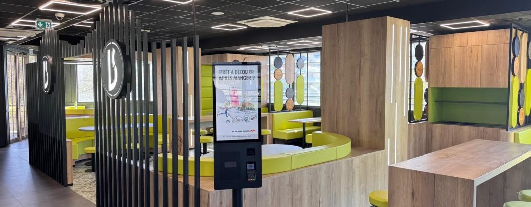 borne de commande bill-app chez burger'S