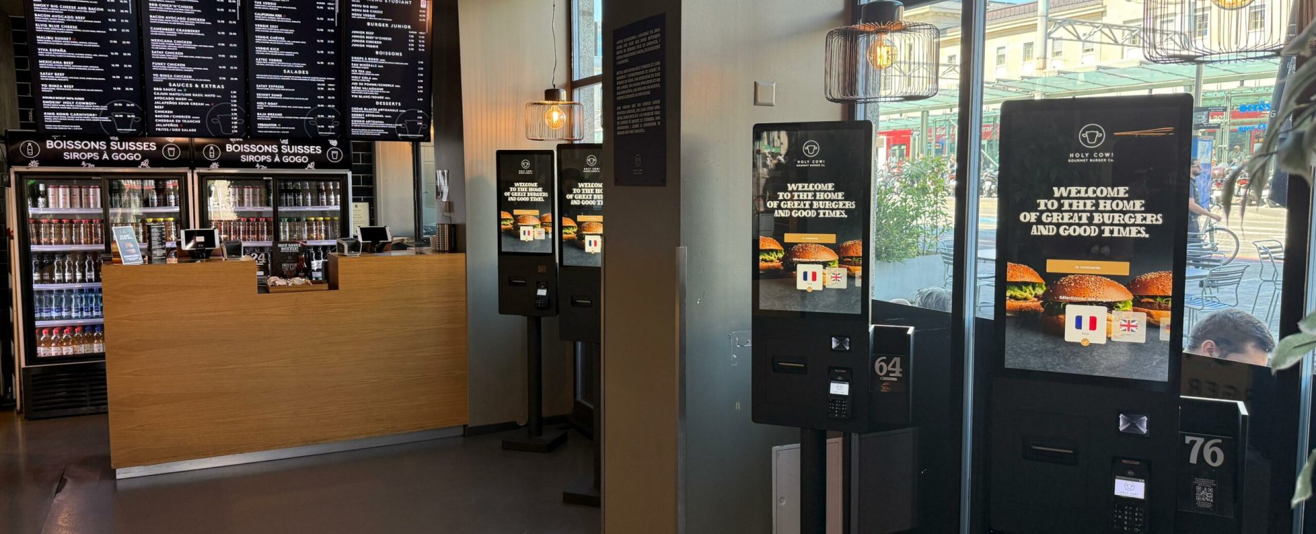 borne de commande chez Holycow